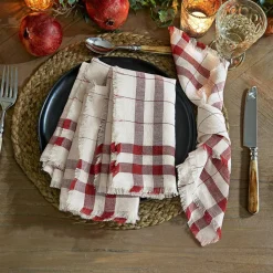 LOBERON Nappes|Linge De Table*Lot de 4 serviettes de table Zarella
