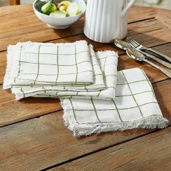 LOBERON Nappes|Linge De Table*Lot de 4 serviettes de table Klivento