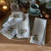 LOBERON Linge De Table|Décorations De Table De Noël*Lot de 4 serviettes de table Arlida