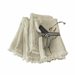 LOBERON Nappes|Linge De Table*Lot de 4 serviettes de table Largo