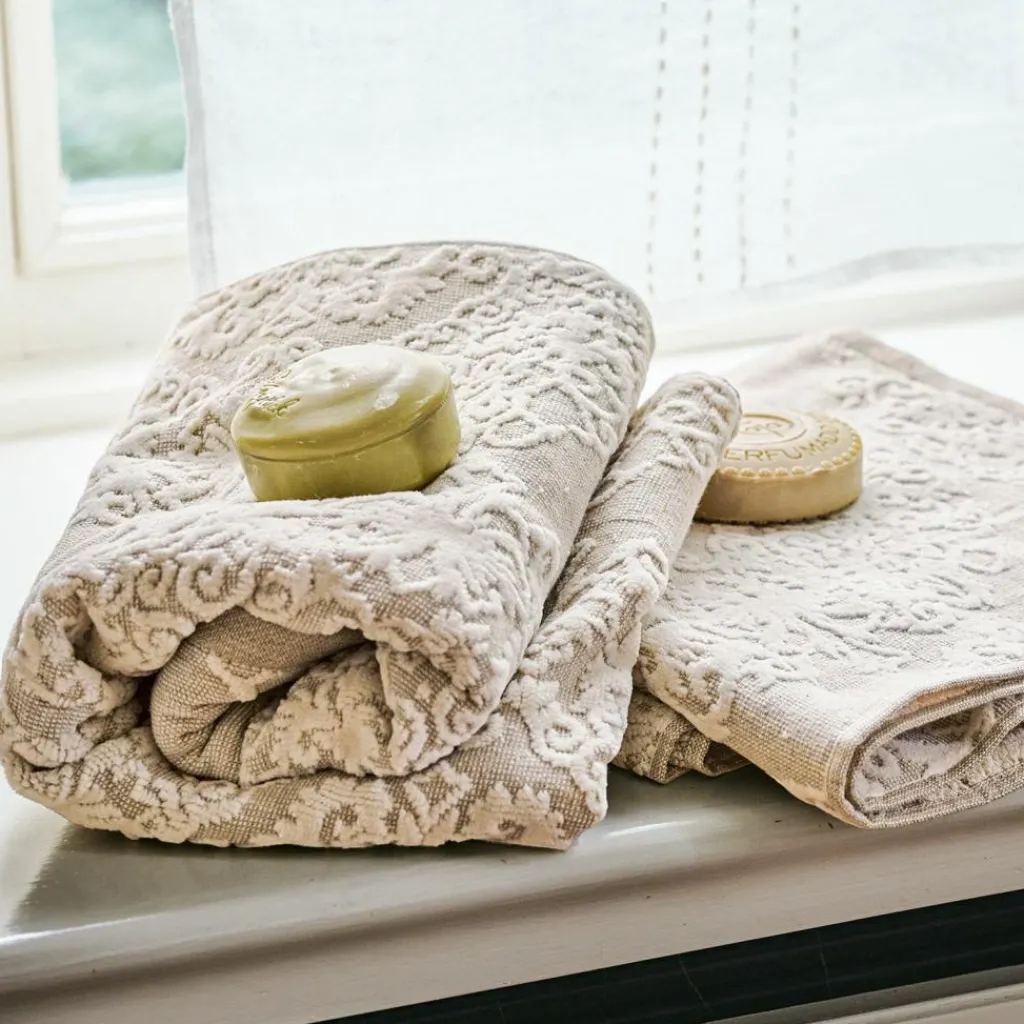 LOBERON Textiles De Bain|Serviettes*Lot de 2 serviettes de toilette Curmont