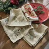LOBERON Nappes|Linge De Table*Lot de 4 serviettes Lenius