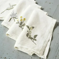LOBERON Nappes|Linge De Table*Lot de 4 serviettes Lentilly