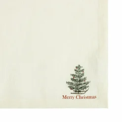 LOBERON Linge De Table|Décorations De Table De Noël*Lot de 4 serviettes Merry & Bright