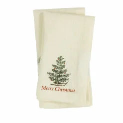 LOBERON Linge De Table|Décorations De Table De Noël*Lot de 4 serviettes Merry & Bright