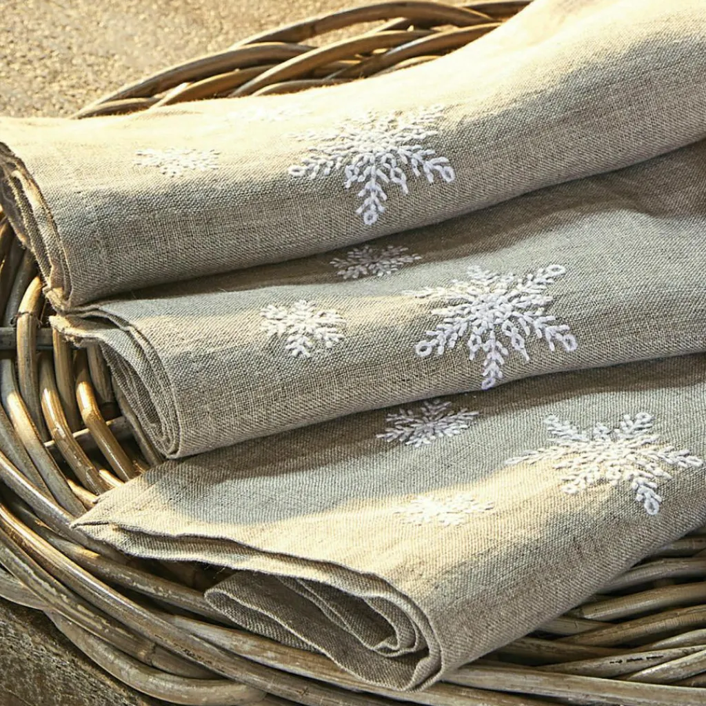 LOBERON Linge De Table*Lot de 4 serviettes Ruspi