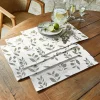 LOBERON Nappes*Lot de 4 sets de table Klivento