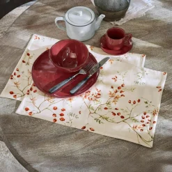 LOBERON Nappes|Linge De Table*Lot de 2 sets de table Mauriac