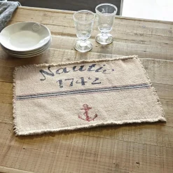 LOBERON Nappes|Linge De Table*Lot de 2 sets de table Nautic