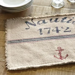 LOBERON Nappes|Linge De Table*Lot de 2 sets de table Nautic