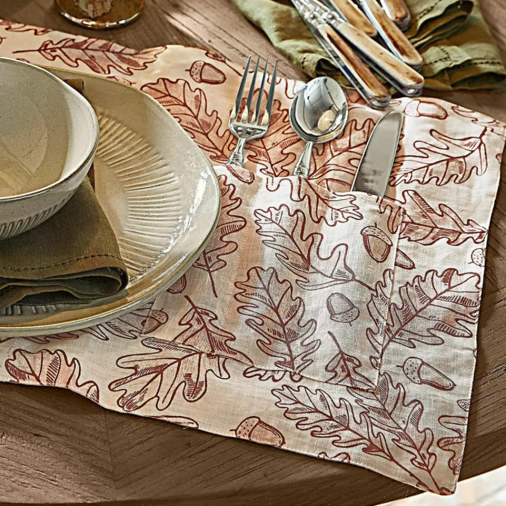 LOBERON Nappes|Linge De Table*Lot de 2 sets de table Qubinal