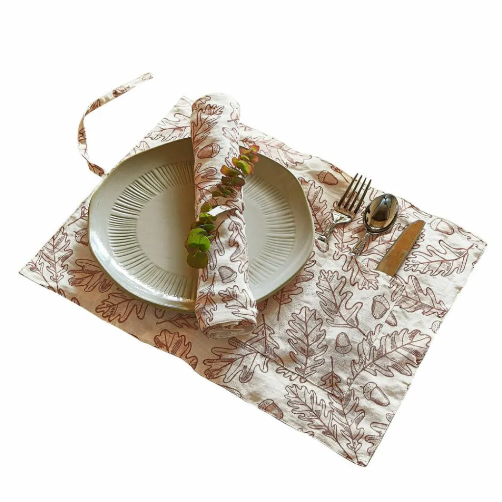 LOBERON Nappes|Linge De Table*Lot de 2 sets de table Qubinal