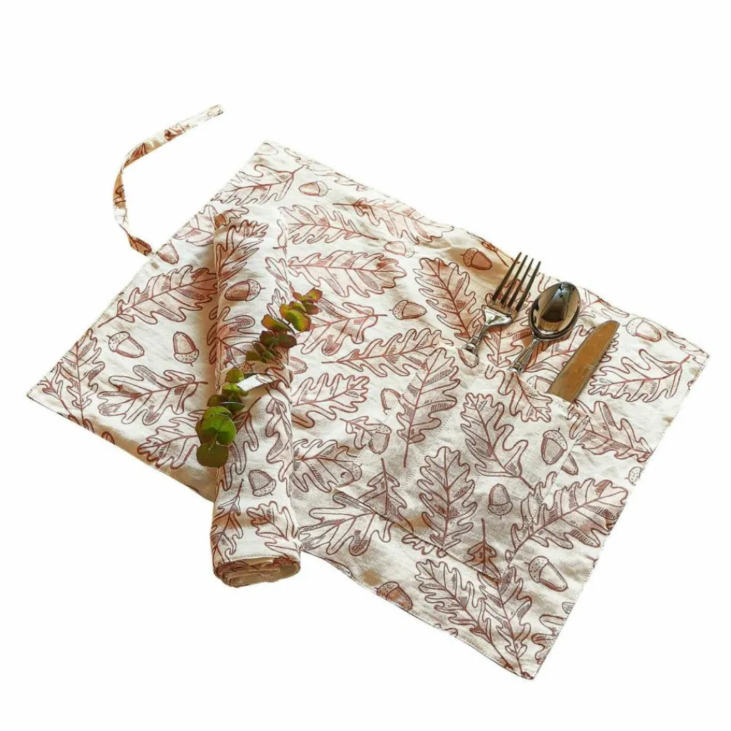 LOBERON Nappes|Linge De Table*Lot de 2 sets de table Qubinal