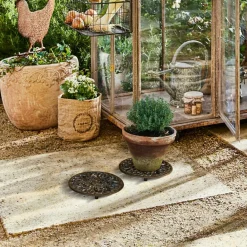 LOBERON Outils De Jardin*Lot de 2 supports pour pots de fleurs Winton