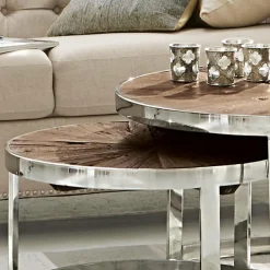 LOBERON Tables Basses|Tables Basses*Lot de 2 tables basses Houghton