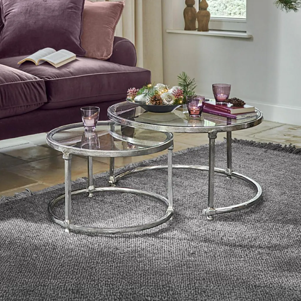 LOBERON Tables Basses|Tables Basses*Lot de 2 tables basses Kabala