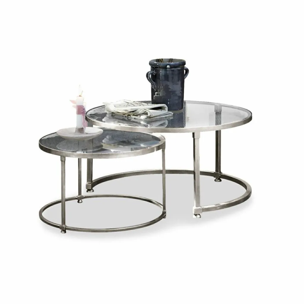 LOBERON Tables Basses|Tables Basses*Lot de 2 tables basses Kabala