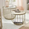 LOBERON Tables Basses|Tables Basses*Lot de 2 tables basses Lawson
