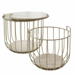LOBERON Tables Basses|Tables Basses*Lot de 2 tables basses Lawson