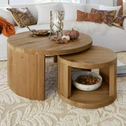 LOBERON Tables Basses|Tables Basses*Lot de 2 tables basses Torivine