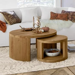 LOBERON Tables Basses|Tables Basses*Lot de 2 tables basses Torivine