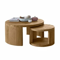 LOBERON Tables Basses|Tables Basses*Lot de 2 tables basses Torivine