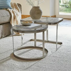 LOBERON Tables Basses|Tables Basses*Lot de 2 tables basses Yvelissel