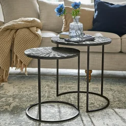 LOBERON Tables D'Appoint|Tables D'Appoint*Lot de 2 tables d' Petrosini