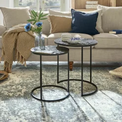LOBERON Tables D'Appoint|Tables D'Appoint*Lot de 2 tables d' Petrosini