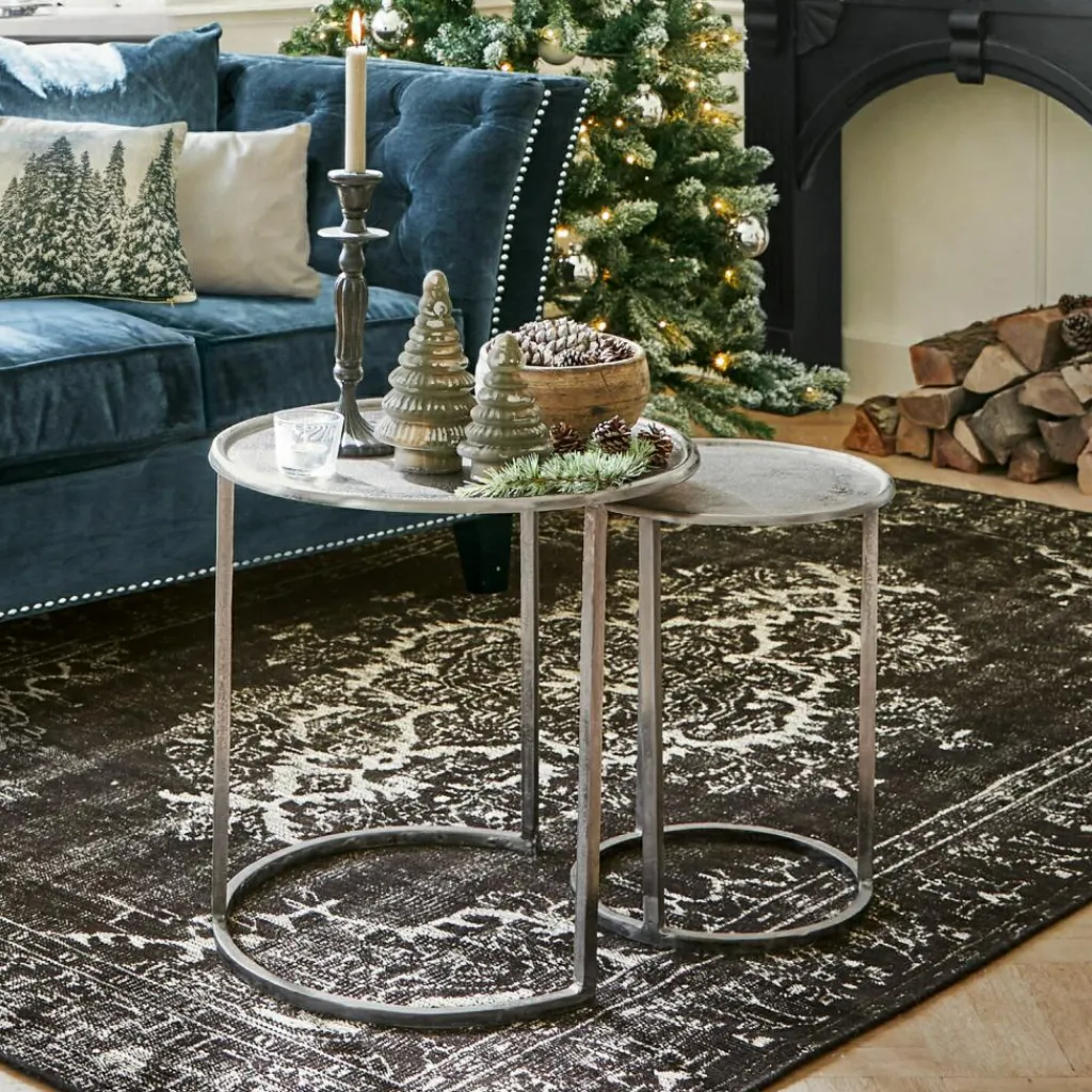 LOBERON Tables D'Appoint|Tables D'Appoint*Lot de 2 tables d'appoint Bodhi