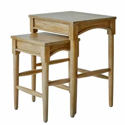 LOBERON Tables D'Appoint|Tables D'Appoint*Lot de 2 tables d’appoint Benoique