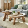 LOBERON Tables Basses|Tables Basses*Lot de 2 tables d’appoint Oteley