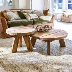 LOBERON Tables Basses|Tables Basses*Lot de 2 tables d’appoint Oteley