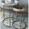 LOBERON Tables D'Appoint|Tables D'Appoint*Lot de 2 tables d’appoint Saint Mark