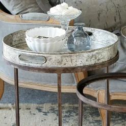 LOBERON Tables D'Appoint|Tables D'Appoint*Lot de 2 tables d’appoint Saint Mark