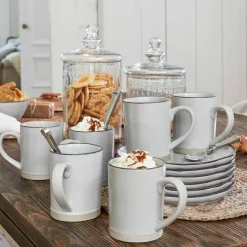 LOBERON Vaisselle|Vaisselle*Lot de 6 tasses Biarré