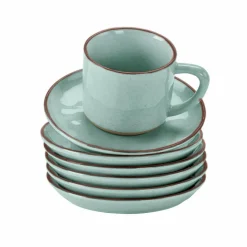 LOBERON Vaisselle|Vaisselle*Lot de 6 tasses et soucoupes Biarré