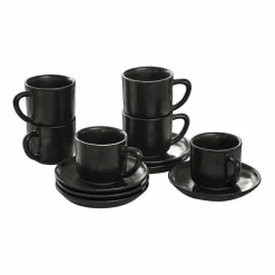 LOBERON Vaisselle|Vaisselle*Lot de 6 tasses et soucoupes Biarré