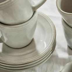 LOBERON Vaisselle|Vaisselle*Lot de 6 tasses et soucoupes Norrvik