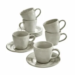 LOBERON Vaisselle|Vaisselle*Lot de 6 tasses et soucoupes Norrvik