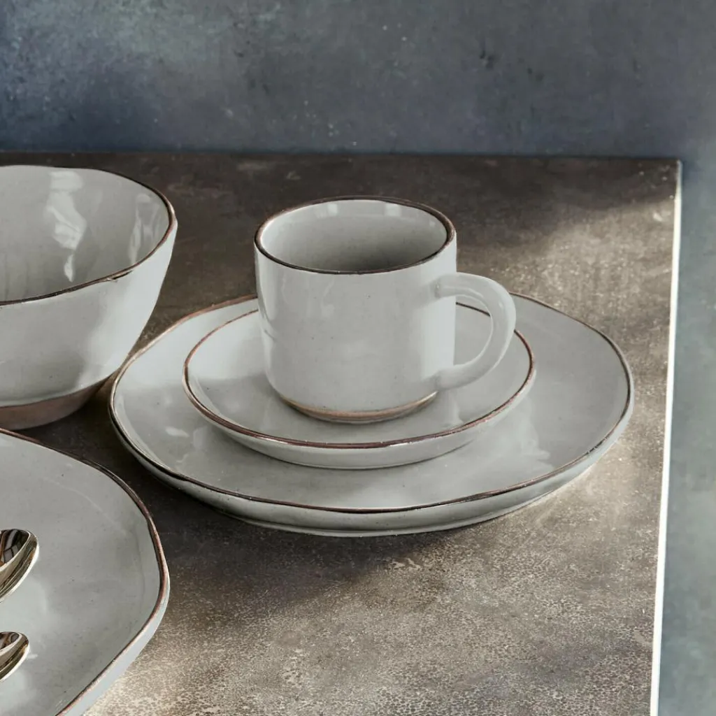 LOBERON Vaisselle|Vaisselle*Lot de 6 tasses et soucoupes Biarré