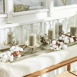 LOBERON Fleurs Séchées Et Artificielles|Décoration*Lot de 3 tiges Sauves