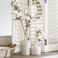 LOBERON Fleurs Séchées Et Artificielles|Décoration*Lot de 3 tiges Sauves