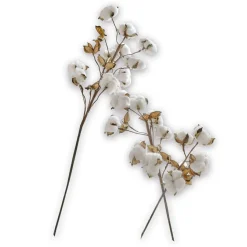 LOBERON Fleurs Séchées Et Artificielles|Décoration*Lot de 3 tiges Sauves