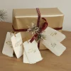 LOBERON Emballages Cadeaux|Papeterie*Lot de 6 étiquettes cadeaux Aamira