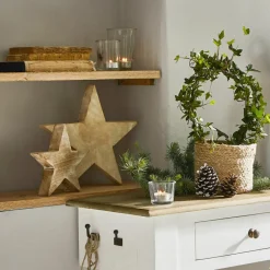 LOBERON Objets Décoratifs De Noël*Lot de 2 étoiles Dunino