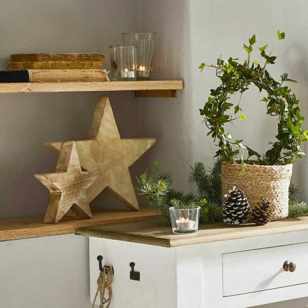 LOBERON Objets Décoratifs De Noël*Lot de 2 étoiles Dunino