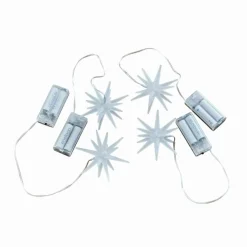 LOBERON Accessoires Lumineux|Décorations Lumineuses*Lot de 4 étoiles LED Ciseau