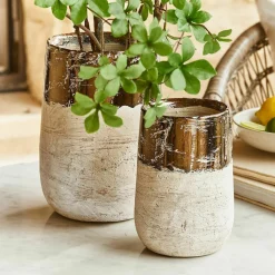 LOBERON Cache-Pots Et Amphores*Lot de 2 vases Hafira