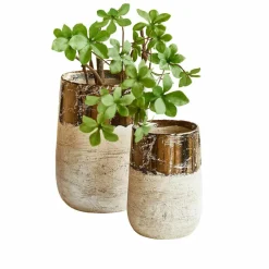 LOBERON Cache-Pots Et Amphores*Lot de 2 vases Hafira